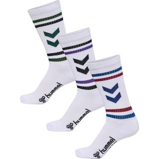 Strømper Hummel 3-Pack Chevron High Retro Socks 225373-9639 Størrelse 39-42