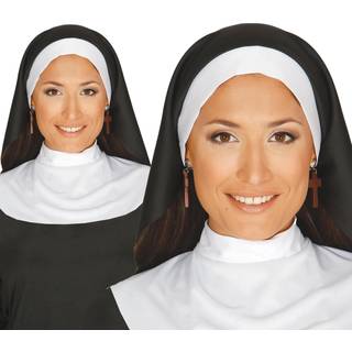 Nonnen Haube 2-tlg.