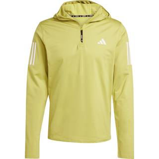 adidas Own The Run Winter Half-Zip Running Shirt Men - Yellow, Size XXL - yellow