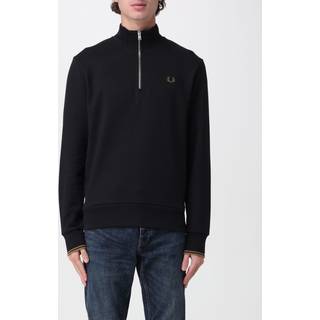 Fred Perry Half Zip Sweatshirt Black