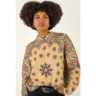 Roman Roman abstrakt blomsterstriktrøje