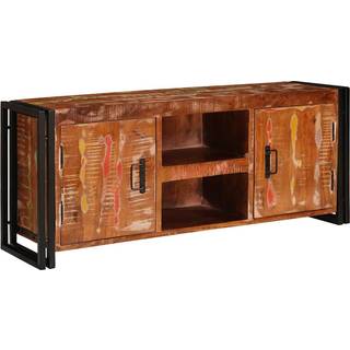 TV-skab Flerfarvet 120 x 30 x 50 cm Massivt genanvendt træ