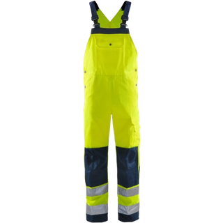 Fristads 100003 Hi Vis Overalls kl.2 1001 / Arbejdsoveralls Hi-Vis gul/Marine C66