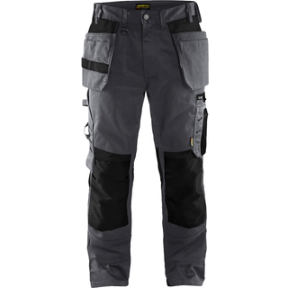 Blåkläder 1555 Håndværker Buks / Håndværker Arbejdsbuks - D108 - Mellemgrå/Sort