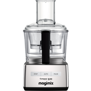 CS 3200 XL Foodprocessor 650 watt fra Magimix - Mat krom farve - Plast/Krom