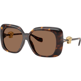 Versace Kvinde VE4499U 108/73 Solbriller Injiceret Skildpadde Brun Firkantet Normal