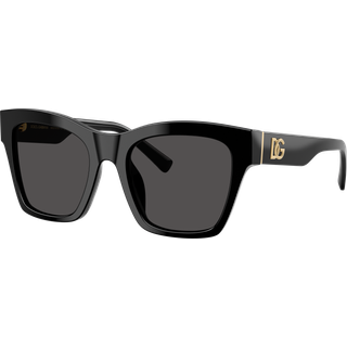 Dolce & Gabbana Kvinde DG4512 501/87 Solbriller Acetat Sort Grå Firkantet Normal