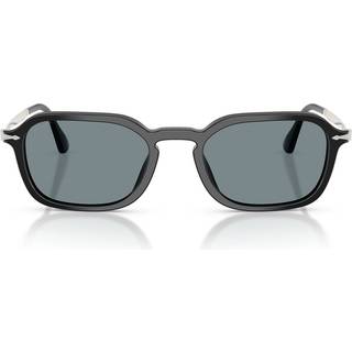 Persol Unisex PO3381S 95/3R Solbriller Acetat Sort Grå Pantos Polariseret