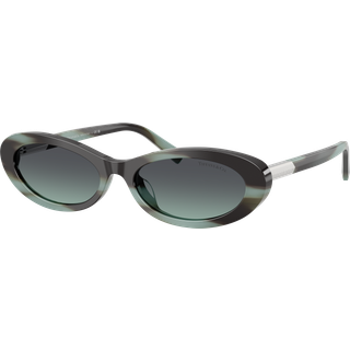 Tiffany Kvinde TF4250 84432G Solbriller Acetat Skildpadde Grå Rund Normal