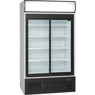 Displaykøleskab - 2-dørs med lystop - 875 liter - FSC1950S