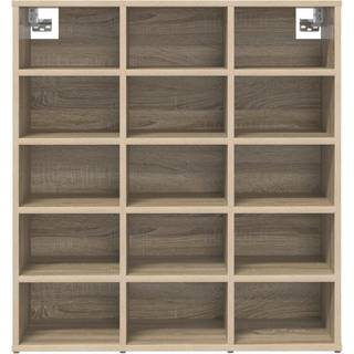 Sko skab Sonoma-eg 77,5 x 30 x 83,5 cm Konstrueret træ