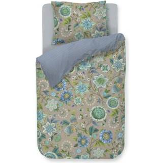 Blomstret sengetøj 140x220 cm - Blåt vendbart sengesæt i 100% blød bomuld - Viva La Vida Blue - Pip Studio sengelinned