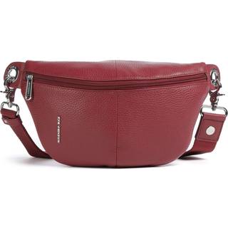 Mandarina Duck Mellow Leather Bæltetaske mørkerød