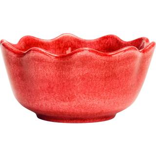 Mateus Oyster Skål 13 Cm - Serveringsskåle Keramik Rød - ERP24G
