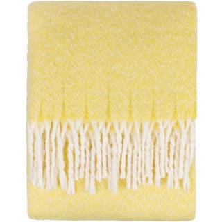 Wylder Wylder Butter Yellow Isla Woven Tasselled Throw