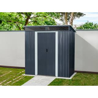Redskabsskur Redskabsrum Haveskur med ovenlys 1,95x1,21x1,96m, 2,35m², ProShed®, Antracit/Hvid