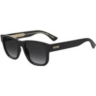 Moschino Mand MOS202/S 807/9O Solbriller Acetat Sort Grå Firkantet Normal Skygge