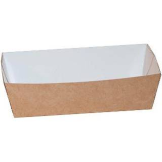 Pommes frites bakke str 0 Brun 630 stk 12x6x3,7 cm, pap