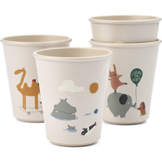 LIEWOOD Børnekopper Lana 4-pak - Flerfarvet