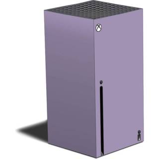 Mightyskins Skin kompatibel med Xbox Series X - Solid Lavender | Beskyttende holdbar og unik vinylmærkatindpakningsdæksel | Let at anvende og ski