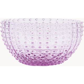 Mundblæst Skål Hobnail