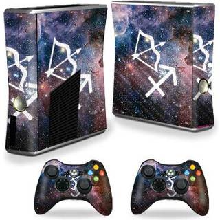 Mightyskins Carbon Fiber Skin til Xbox 360 S Console - Skytten | Beskyttende holdbar tekstureret kulfiberfinish | Let at anvende Fjern og skift s