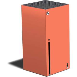 Mighty Skins Skin kompatibel med Xbox Series X - Solid Salmon | Beskyttende holdbar og unik vinylmærkatindpakningsdæksel | Let at anvende og skif