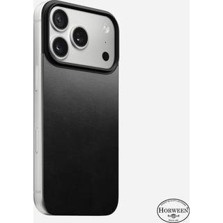 iPhone 17 Pro - Nomad Magnetic Horween Leather Back Cover - MagSafe Kompatibel - Black