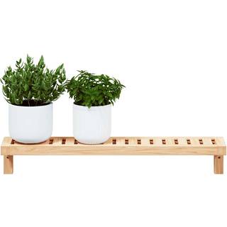 Væghængt Reol Beige 62 x 10 x 12.5 cm Massivt valnøddetræ