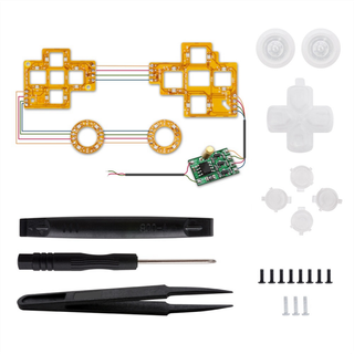 Til spillekonsol med oplyst D-pad-tommelfingerstik (DTF) LED-sæt