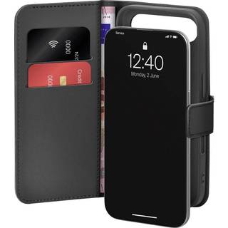 PURO Wallet cover til iPhone 17 Air - sort