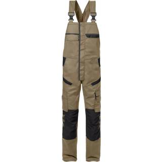 Fristads 129486 Overalls 1555 / Arbejdsoveralls Khaki/Sort C156
