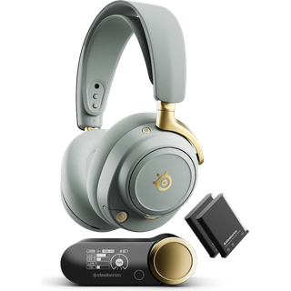 SteelSeries Arctis Nova Elite Trådløst Gamingheadset (salvie og guld)
