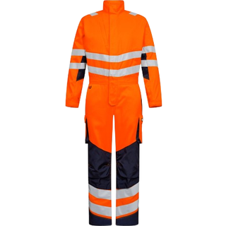 Engel 4545-319 Safety Light kedeldragt / Arbejdskedeldragt Orange/Blue ink XS