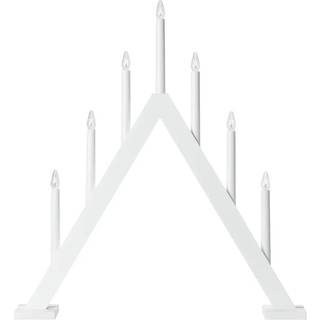 Markslöjd Ariele 7-arm hvid adventsstage