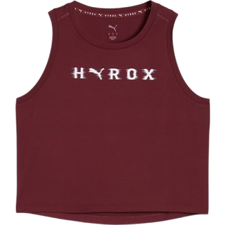 PUMA x HYROX CLOUDSPUN ThermoAdapt Crop Tank Women, Clothing, Ruby Shimmer, XS