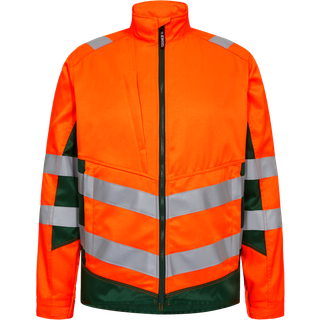 Engel 1545-319 Safety Light arbejdsjakke / Arbejdsjakke Orange/Grøn 6XL