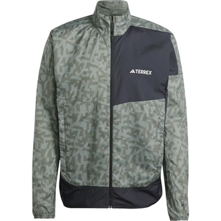 adidas Terrex Trail Wind Running Jacket Men - Olive, Size S - olive