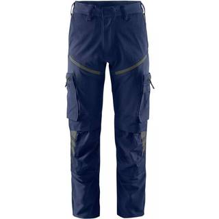 Fristads 133394 Stretch bukser 2653 LWS / Arbejdsbukser Marine/Grå C146