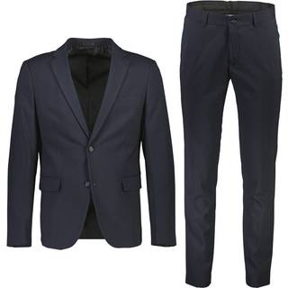 Plain Jakkesæt, Navy, 58
