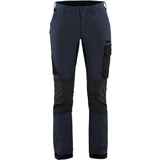 Blåkläder 7122 Dame Service Buks 4-vejs stretch / Dame Service Arbejdsbuks 4-vejs stretch - D22 - Mørk Marineblå/Sort