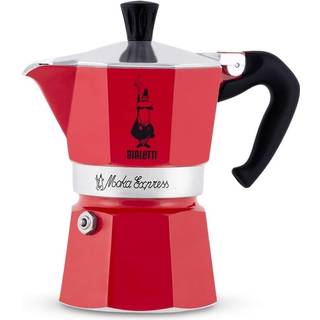 Moka Express Espressokande 6 kopper Rød