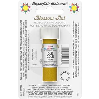 Spiselig pulverfarve Old Gold 7 ml - Sugarflair