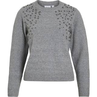 Vilanie Rund Udskæring Striktrøje