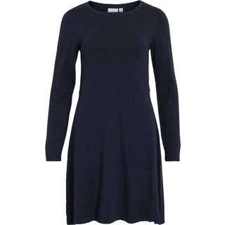 Vihellie Langærmet Kort Kjole