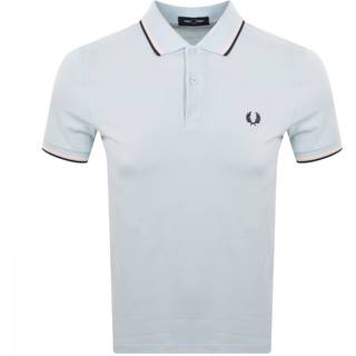 Fred Perry Twin Tipped Polo T Shirt Blue