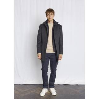 Ontario Slim Fit Frakke, Dark Grey, S