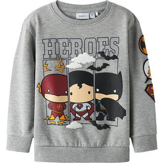 NAME IT Sweatshirt Osmus Batman Grey Melange