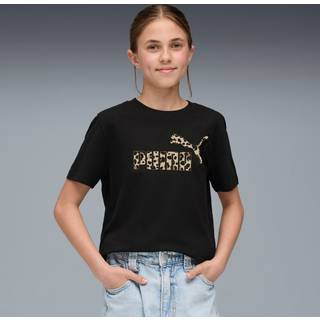 PUMA Essentials Animal Graphic Tee Youth, Clothing, Black, 13-14Y