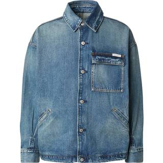 Denim Relaxed Field Jacket - Blue - M